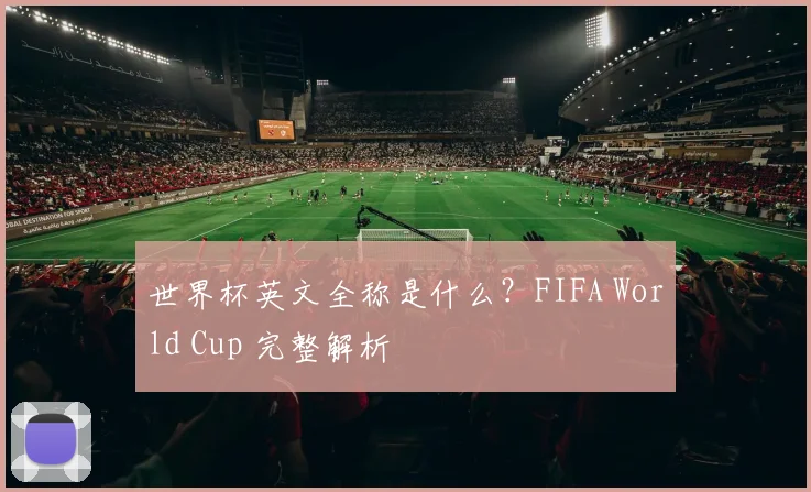 世界杯英文全称是什么？FIFA World Cup 完整解析