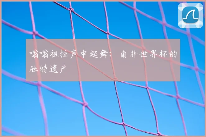 嗡嗡祖拉声中起舞:南非世界杯的独特遗产